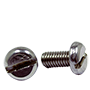 METRIC STAINLESS A2 (18 8) MACHINE SCREW, SLOTTED PAN HEAD DIN 85